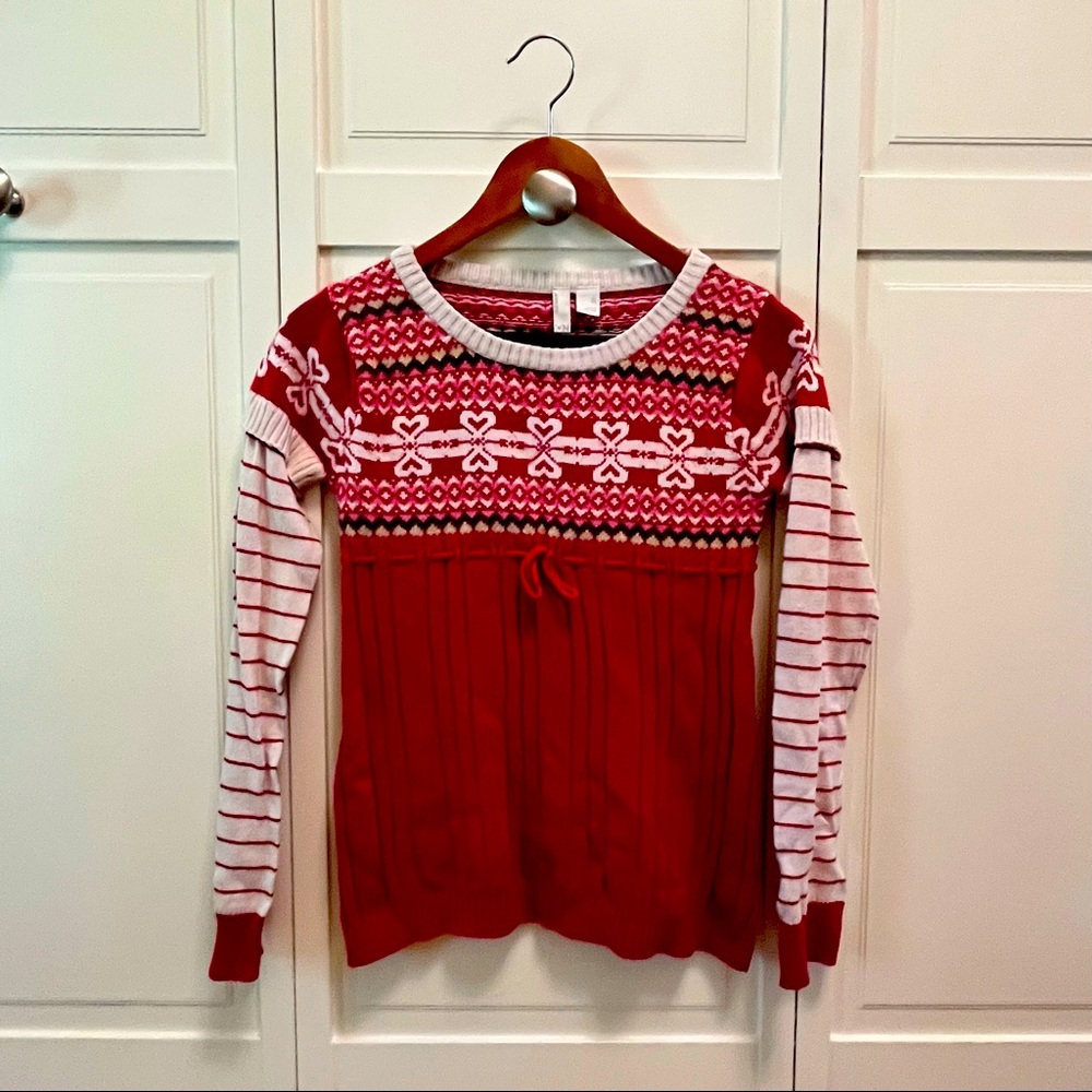 Old Navy Kids XL Hearts Sweater